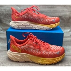 Hoka One One Men's Arahi 6 Running Shoes Fiesta Amber Yellow Sneakers NIB Size 8